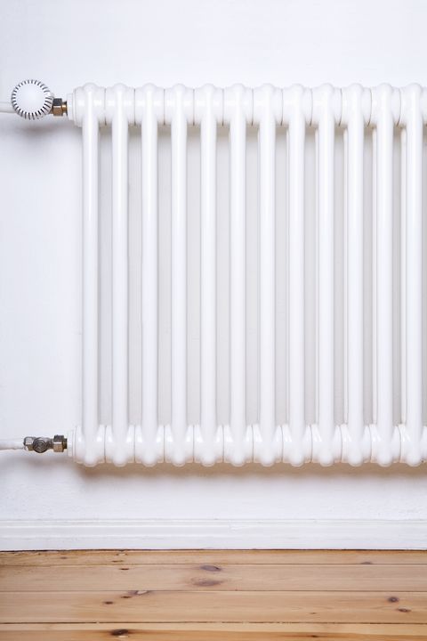 apartment radiator, close up