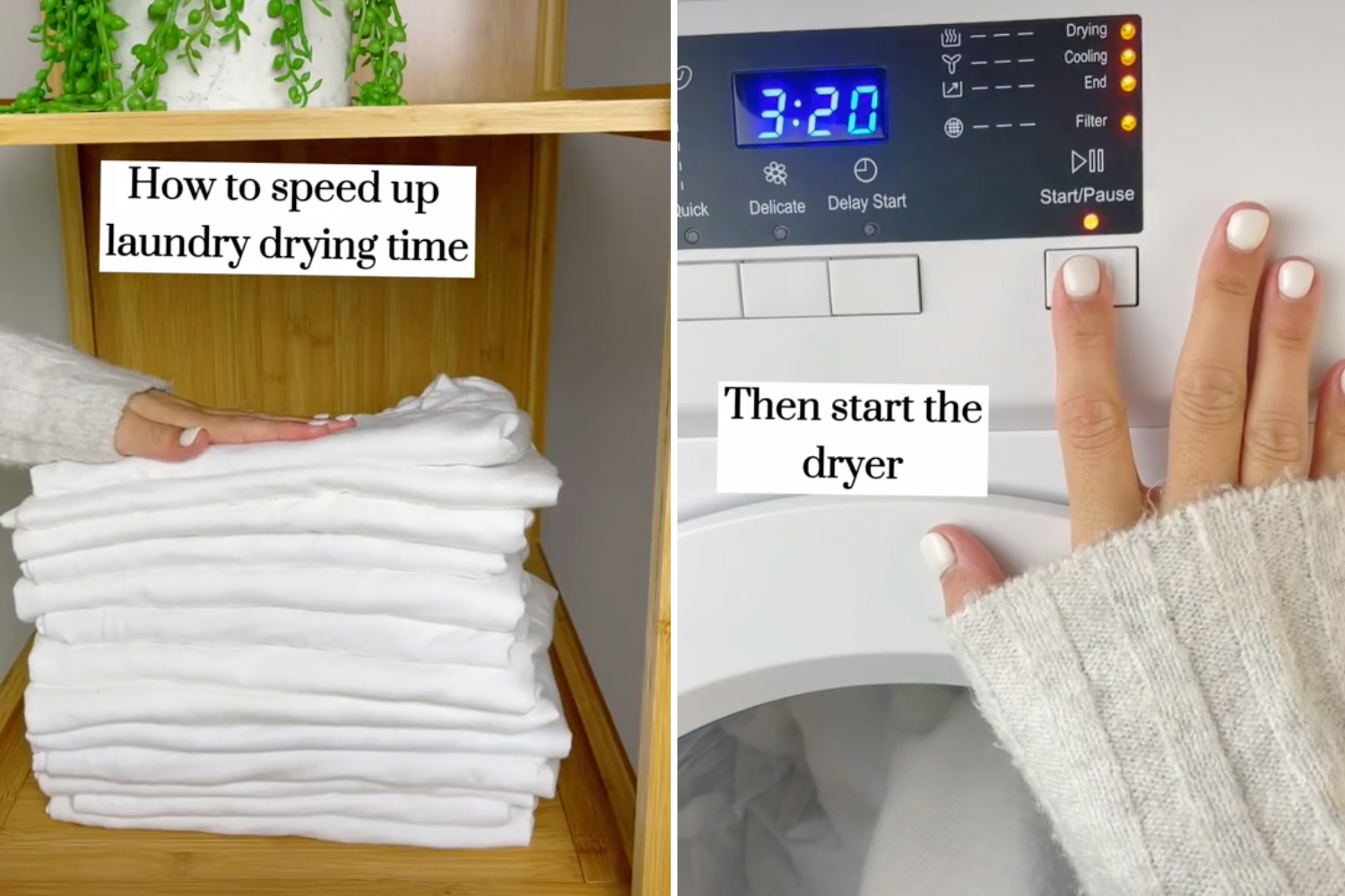 Cleaning whizz shows how to dry your clothes faster and save on your energy bill