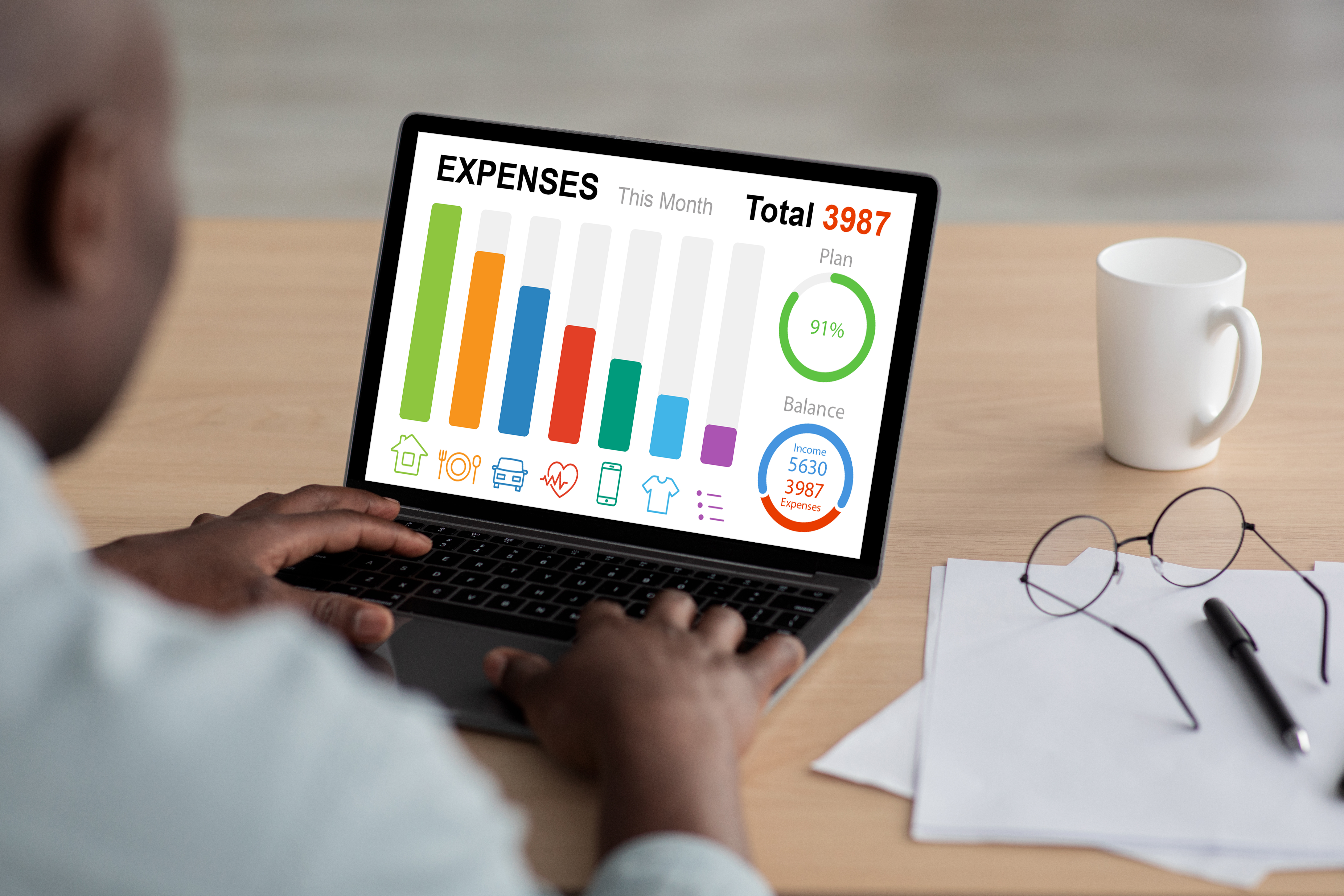 Keeping track of your expenses can help you stay on target