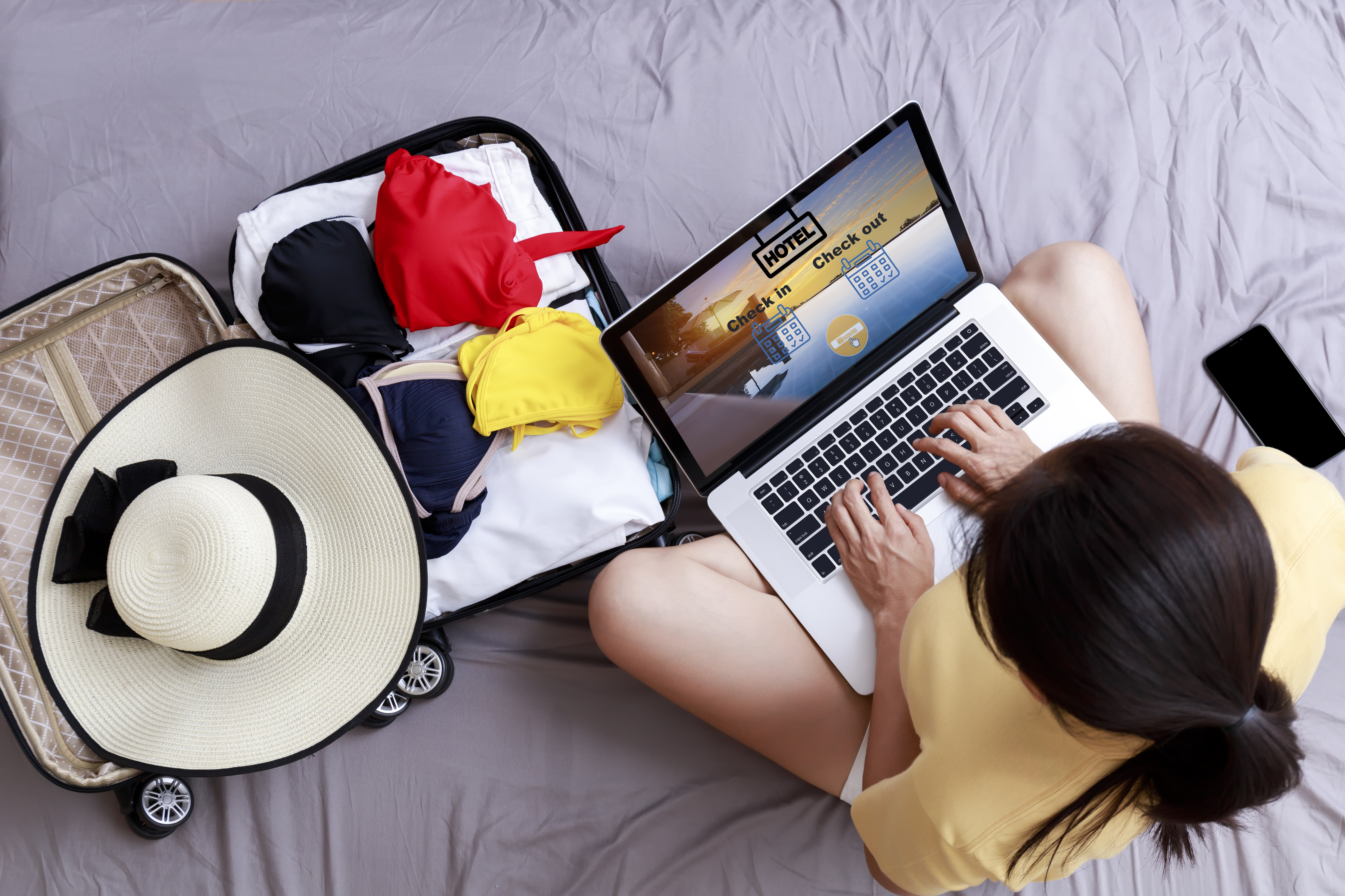 Use comparison websites to find the best deals when booking a holiday