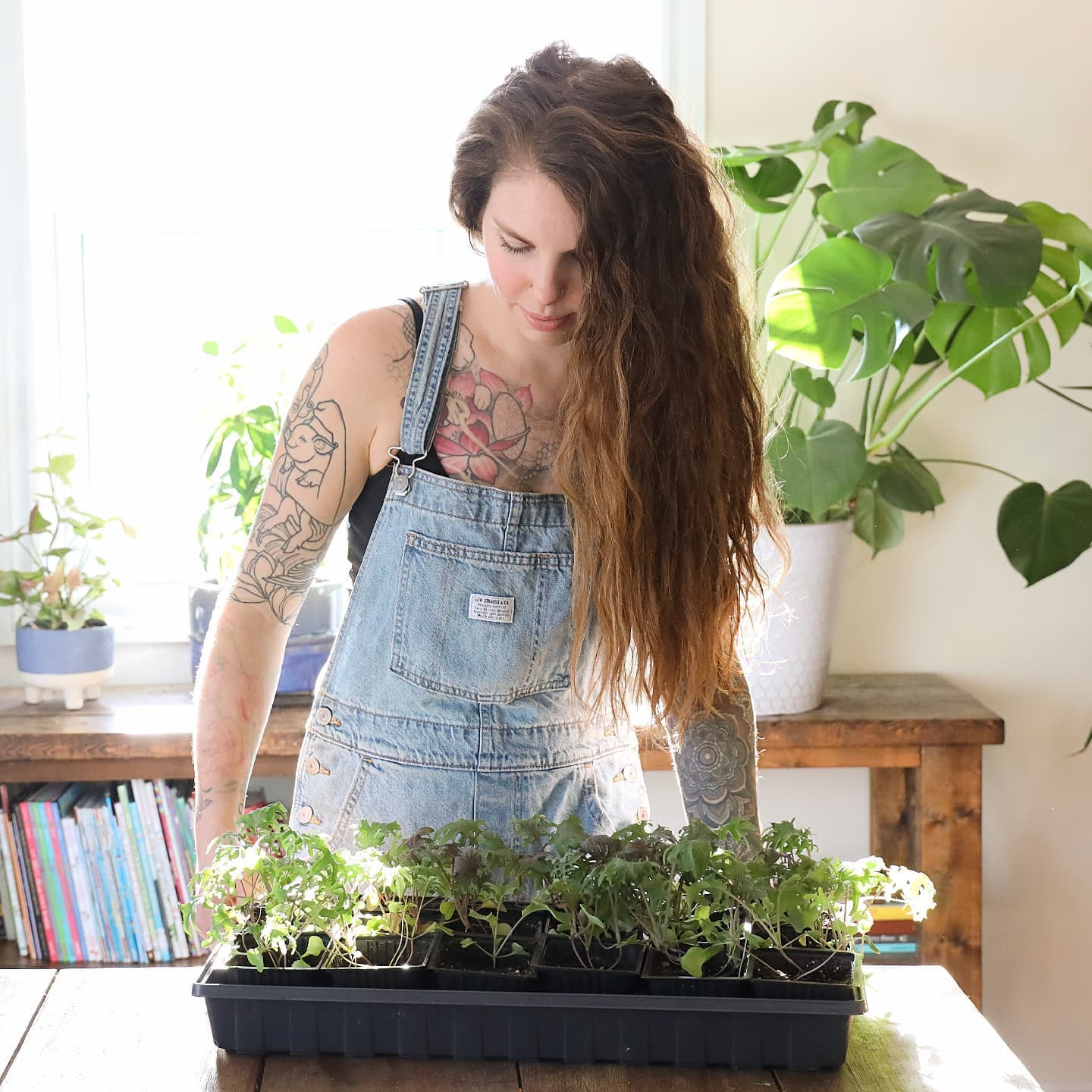 Amber recommends growing your own food to cut down on costs